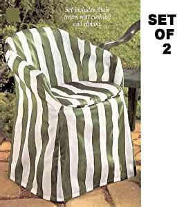 Get free shipping on qualified patio chair covers or buy online pick up in store today in the outdoors department. Amazon.com : Outdoor Chair Covers with Pads (Green Stripe ...