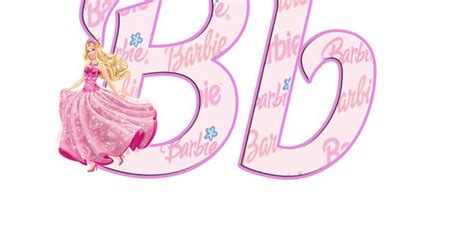 Alfabeto Da Barbie Rosa Em Png Com Fundo Transparente Barbie Ems