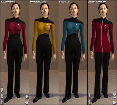 Star Trek The Next Generation Uniforms And Rank Insignia Star Trek