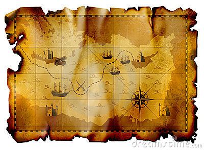 pirate map royalty  stock image image