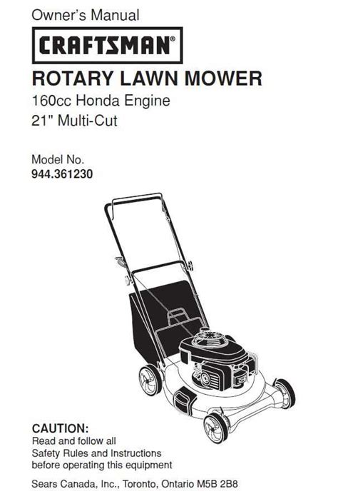 Sears Craftsman Lawn Mower Model Parts Reviewmotors Co