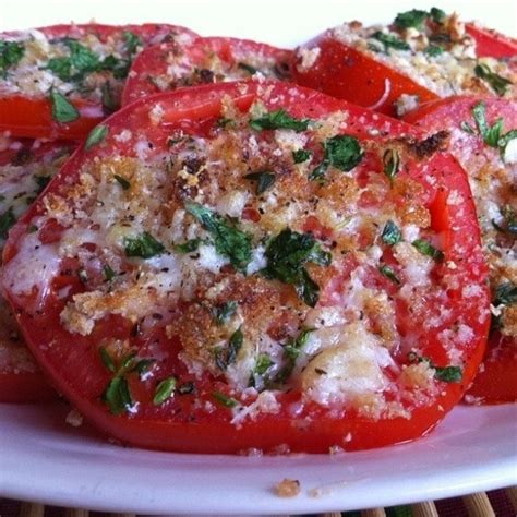 Tomatoes With Asiago Cheese And Fresh Herbs Recipe Girl
