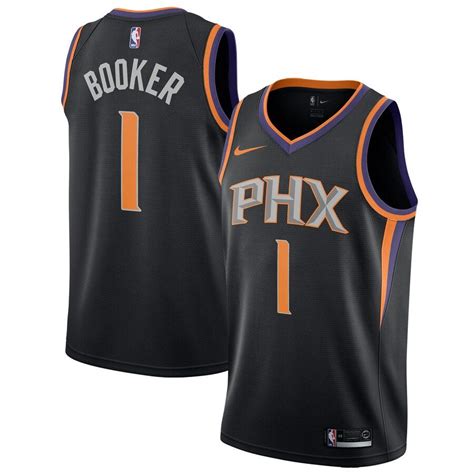 Men S Phoenix Suns Devin Booker Black Jersey Statement Edition En 2020 Nike Camisas Y Baloncesto