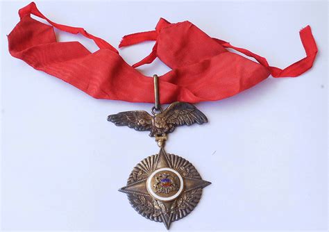 Medalhas Raras Medalha Estrela Do M Rito Militar Do Ex Rcito Do Chile