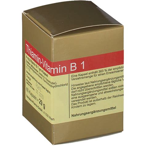 Severe thiamin deficiency leads to beriberi, a disease that affects multiple organ systems, including the central and peripheral nervous systems. Thiamin-Vitamin B1 - shop-apotheke.at