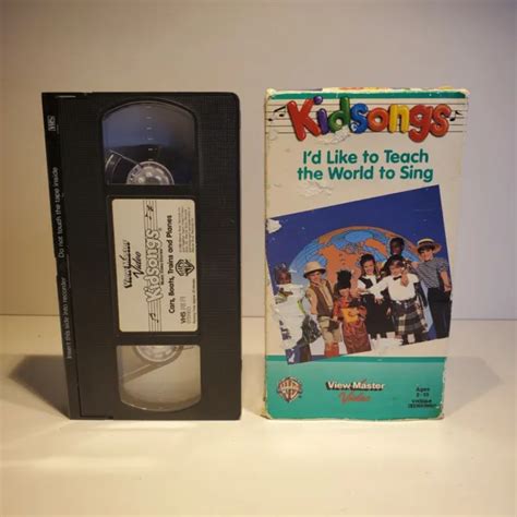 Kidsongs Vhs View Master Video Id Like To Teach The World To Sing W