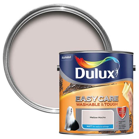 Dulux Easycare Mellow Mocha Matt Emulsion Paint 25l Departments