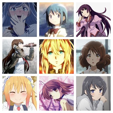 Heres A X Of My Favorite Female Characters In Anime R Myanimelist
