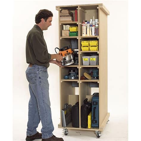 We are trying to attack the garage organization task for the next few weeks, and my job is to make some wall cabinets the cabinet are designed to be hang on the wall, that will provide some space under for easy cleaning, as well as keeping the storage away from. Rolling Storage Cart Woodworking Plan from WOOD Magazine ...
