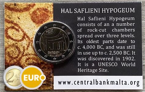 Malta Euro Hal Saflieni Hypogeum Bu Fdc Coincard Euronotes Be