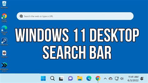 The Windows 11 Desktop Search Box Feature Youtube