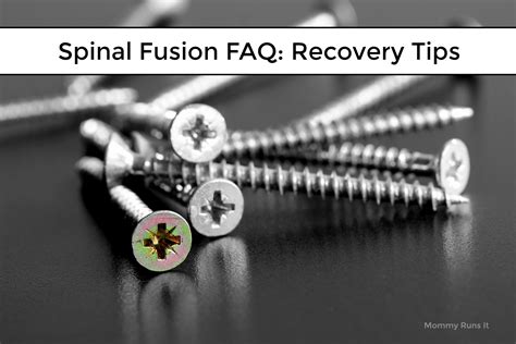 Spinal Fusion Surgery Recovery Tips + Suggestions | Spinal ...