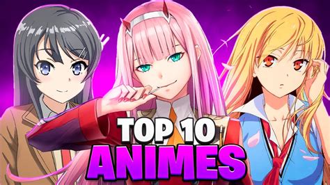 Meu Top 10 Animes Youtube