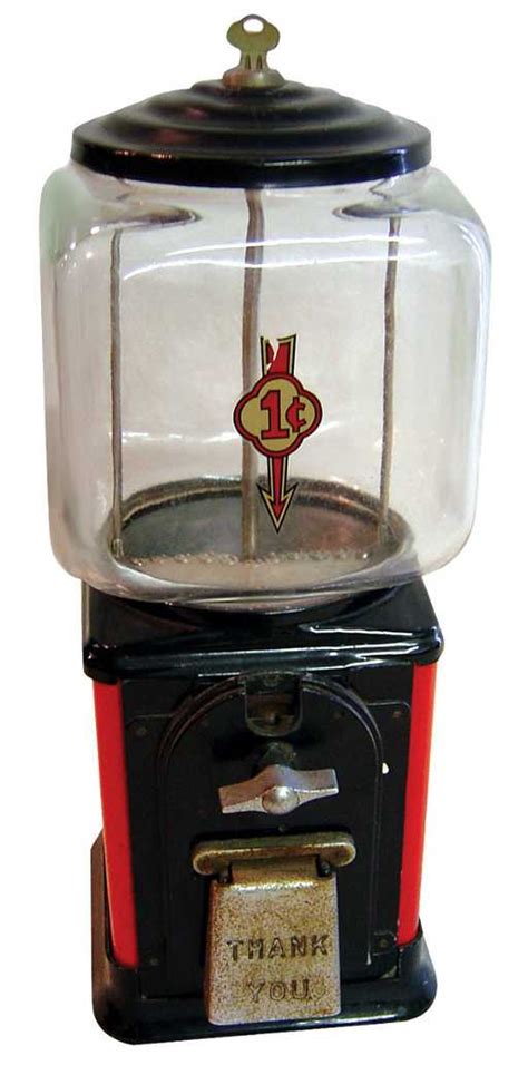 1674 Gumball Machine 1 Cent Topper Mfgd By Victor V