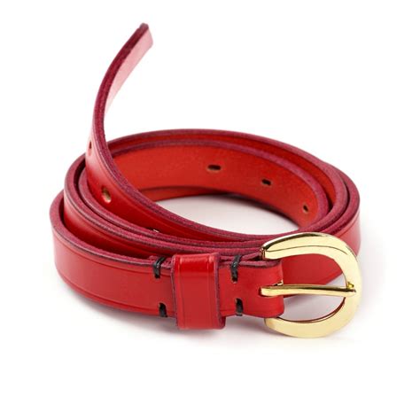 Ladies Red Leather Belt Ladies Leather Belt महिलाओ की चमड़े की बेल्ट