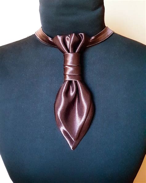 Pre Tied Mens Ascot Satin Cravat Victorian Cravat For Men Etsy