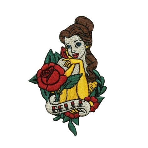 Disney Princess Belle Iron On Patch Beauty And The Beast Sewing Craft