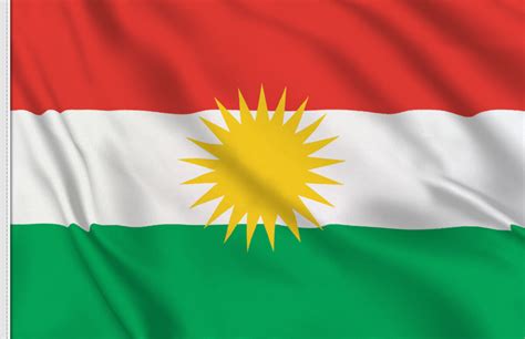All the flags of the world. Kurdistan Flag