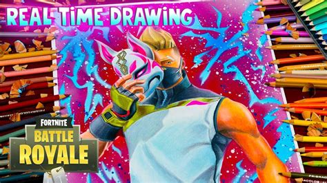 How To Draw Drift Skin Fortnite Battle Royale Step By Step Tutorial