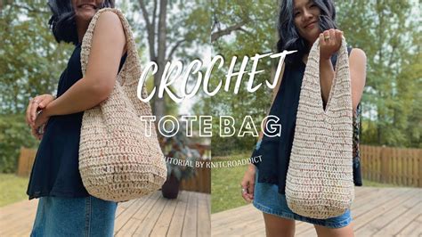Easy Crochet Tote Bag Tutorial Modern Crochet Bag Step By Step
