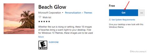 Beach Glow Windows 10 Theme Download