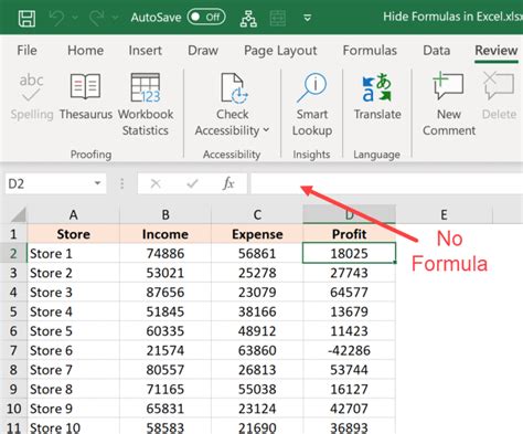 How To Hide Formulas In Excel And Only Display The Value