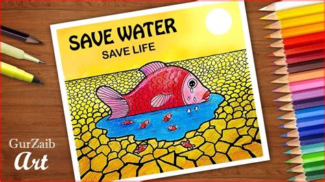 【easy And Hard】save Water Drawings Images For Drawing Competition April