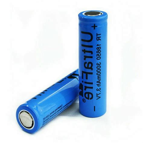 18650 battery 3000mah rechargeable 3 7 li ion flat top