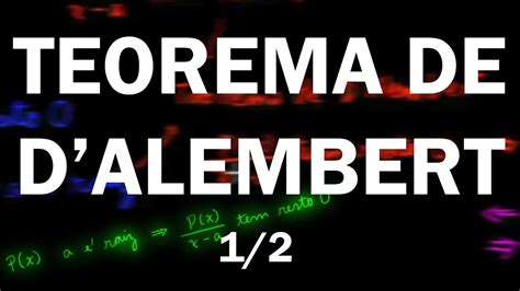 Teorema De D Alembert