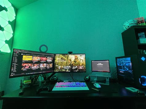 Wfhgaming Station Finally Have A Pretty Good Set Up Would Love Any