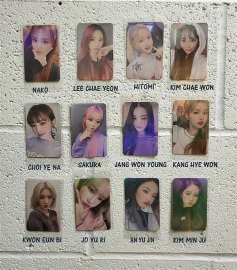 Iz One [ One Reeler Act Iv ] Hologram Photocard Withdrama Official Photocard Ebay