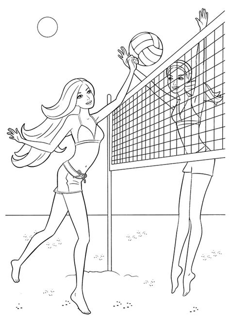 As is well known creative activities play an important role in child development. Volleyball: Ausmalbilder & Malvorlagen - 100% KOSTENLOS
