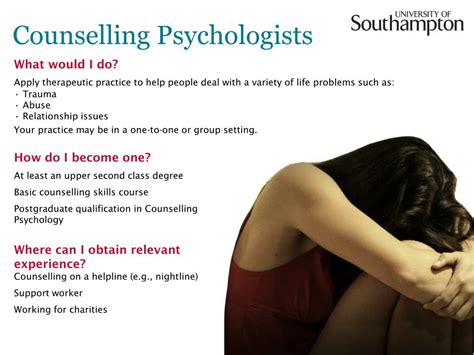Ppt Counselling Psychologists Powerpoint Presentation Free Download