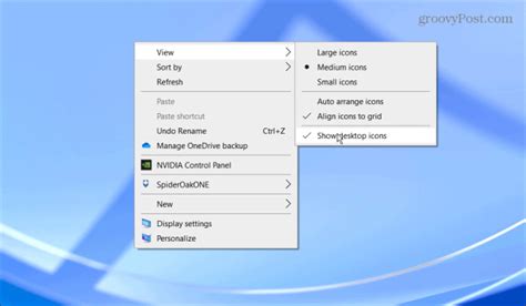 How To Save Or Restore Desktop Icons Layout On Windows 10