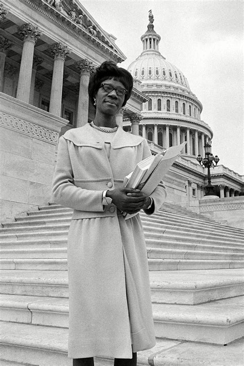 Seeher Story Commemorates Shirley Chisholm The First Black Woman To