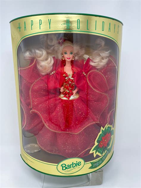 1993 Happy Holidays Barbie Special Edition 10824 Mattel Plus Mr Joes Really Big