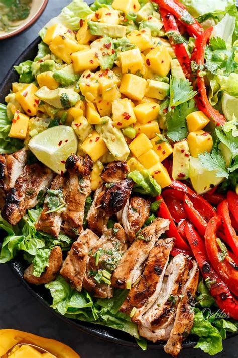 Maybe you would like to learn more about one of these? Easy Grilled Cilantro Lime Chicken Salad With A Mango ...