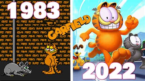Evolution Of Garfield Games 1983 2022 Youtube