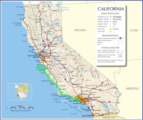 California Pacific Coast Highway Map Klipy Map Of California Coastline Printable Maps