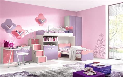 Pink & purple is a classic girl's color. Bedroom, Gorgeous Pink And Purple Girls Room Ideas With ...