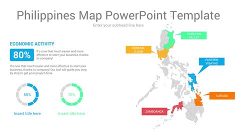 Map Of Philippines With National Powerpoint Template Map Of Images