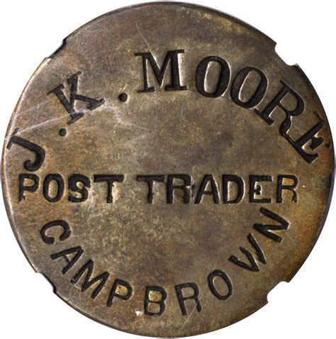 Jk Moore Post Trader Post War Token Sell Rare Tokens