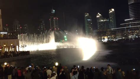Dubai Mall Amazing Musical Fountain Show Worlds Largest