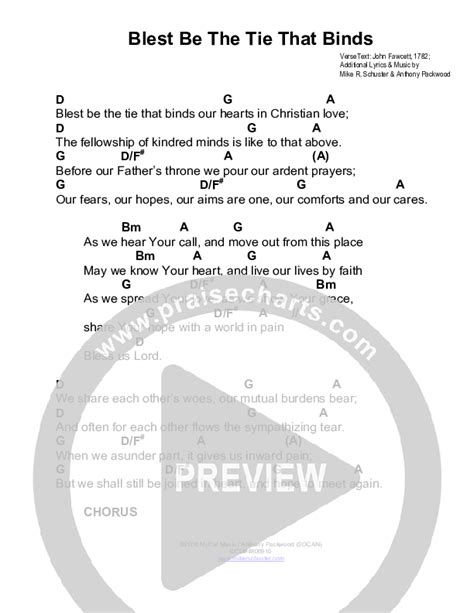 Blest Be The Tie That Binds Chords Pdf Mike Schuster Praisecharts