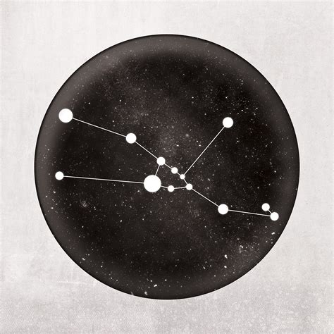 Taurus Constellation Art Print Zodiac Constellations Touch Of Modern