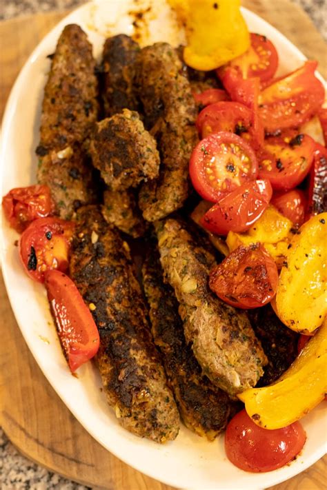 Greek Ground Beef Kebabs Meal In 60 Minutes Dimitras Dishes Grilled