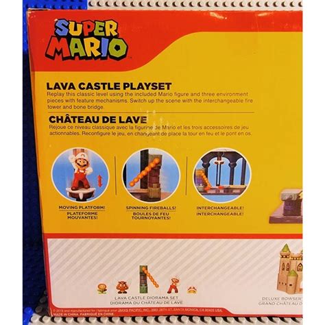 Nintendo Toys Super Mario Nintendo Lava Castle Deluxe Play Set 25