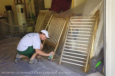 Every type of spray paint has an alternative method that even differs by color so the quantity of time it will require. Metallic Gold Crib | A Small Snippet
