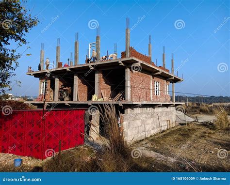 New Home Construction Work In India Editorial Stock Image Image Of