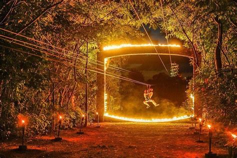 Xplor Fire Provided By Paradise Adventours Tulum Mexico